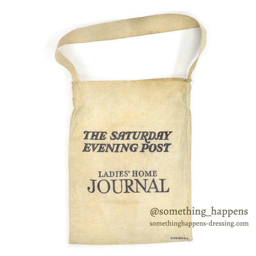 OLD THE SATURDAY EVENING POST DELIVERY BAG...