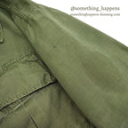 1960's USARMY JUNGLE FATIGUE JACKET...X-SMALL-SHORT