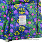 1970's GERRY HIPPIE FLOWER PATTERN ALL OVER PRINT DOWN JACKET...