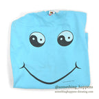 1990's FRUIT OF THE LOOM YIN YANG SMILE ART T-SHIRT ... XXL