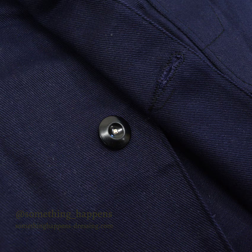 ~1960's DEADSTOCK CARHARTTS OVERALLS DARK NAVY WORK JACKET EURO... 42