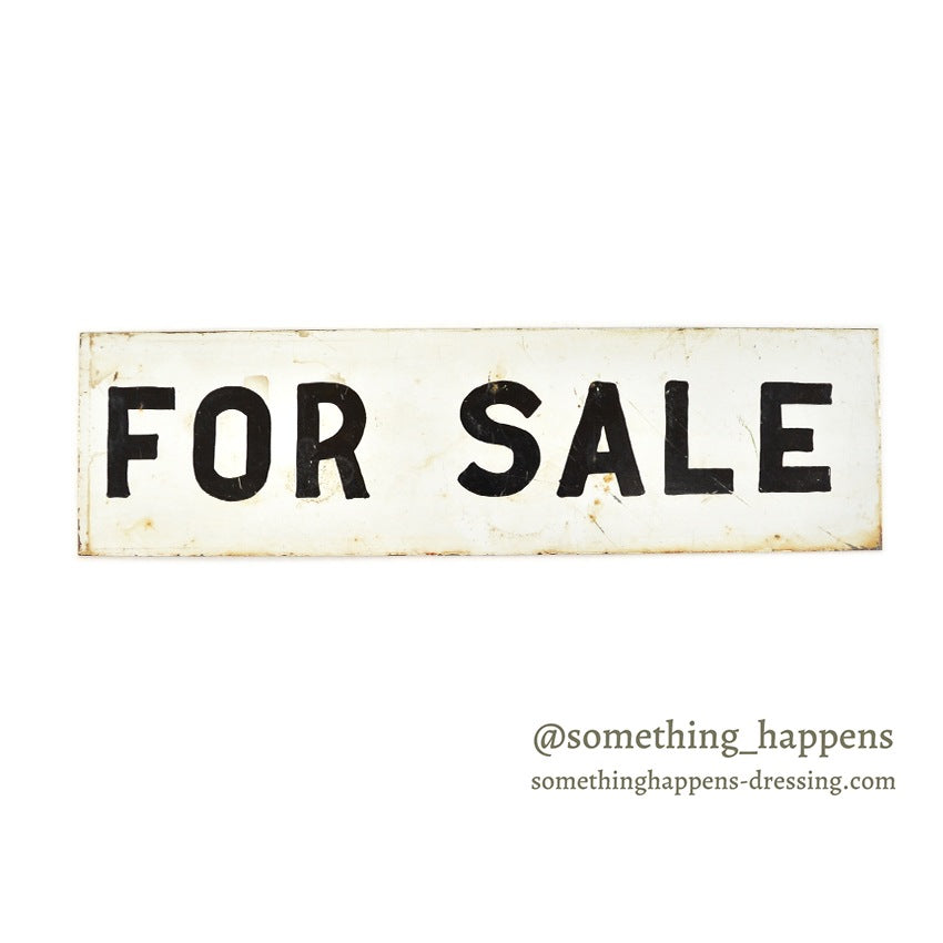 FOR SALE OLD METAL SIGN...