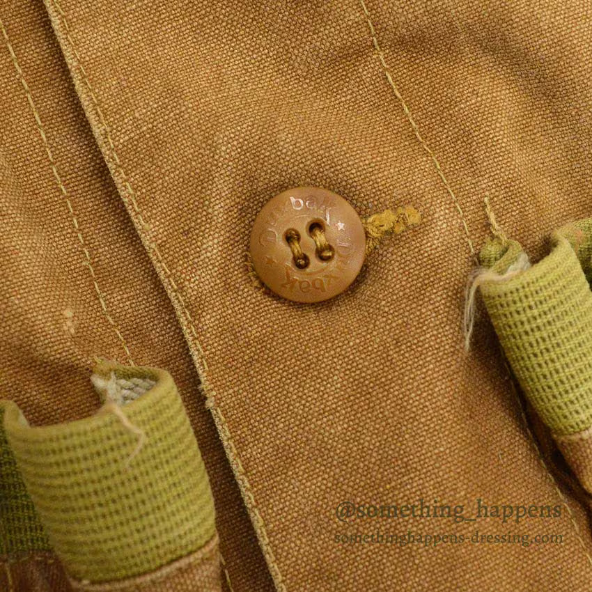 1930's DUXBAK BROWN DUCK HUNTING VEST...