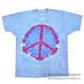 ~1980's HANES PEACE TIE DYE T-SHIRT...XL