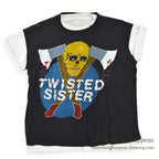 〜1980's FANTASY TWISTED SISTER パキ綿 SLEEVELESS SHIRT ... L