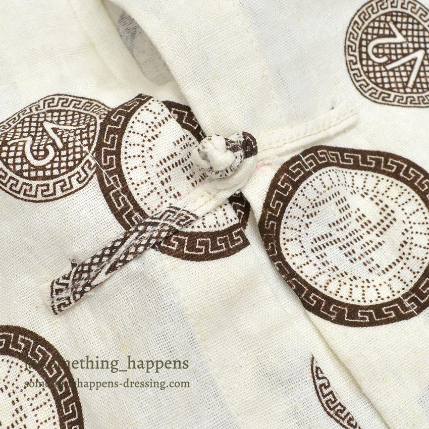 〜1990's DEADSTOCK GRECIAN PRINT S/S SHIRT ...