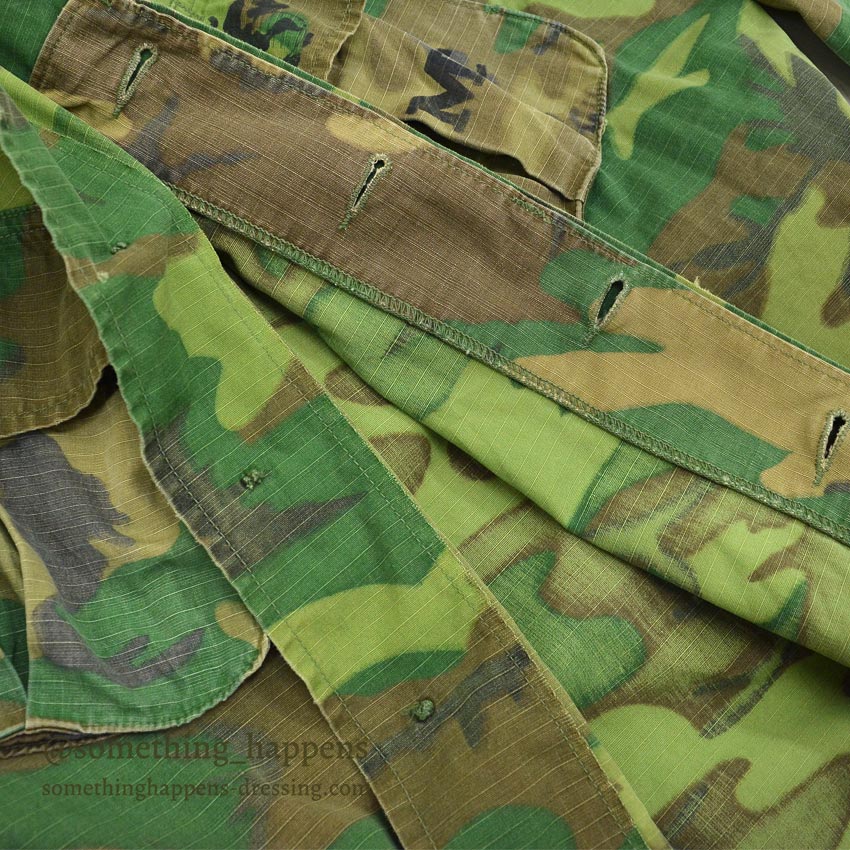 1970's USMC ERDL JUNGLE FATIGUE JACKET MIX LEAF... MR