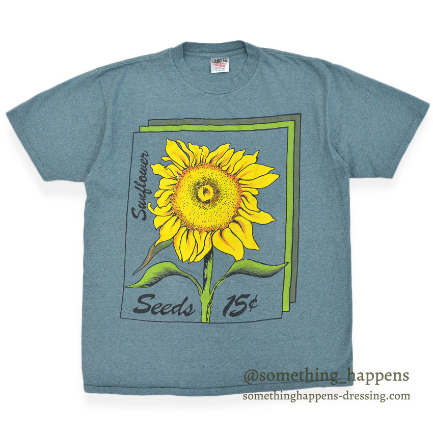 1990's ONEITA SUNFLOWER SEEDS 15¢ T-SHIRT ... XL