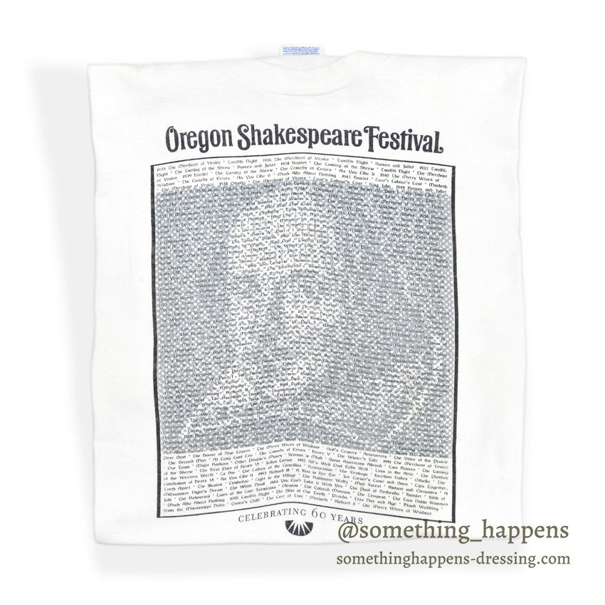 1990's HANES SHAKESPEARE ART PRINT T-SHIRT ... L