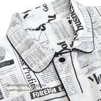 1980's WALL STREET INVESTMENT PAJAMA SHIRT & PANTS ...