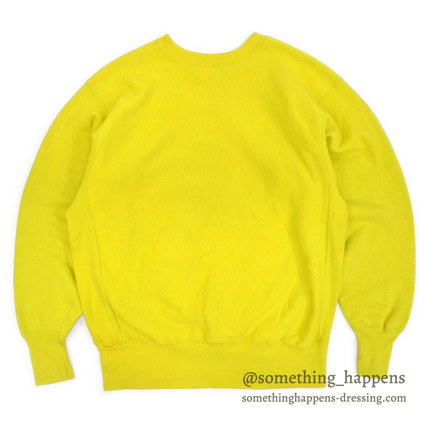 1990's CHAMPION REVERSE WEAVE SWEAT SHIRT ACID GREEN... LARGE