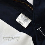 1980's DEADSTOCK Lee 200 CORDUROY PANTS DARK NAVY... W38/L30