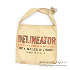 〜1930's DELINEATOR BOY SALES DIVISION MAGAZINE DELIVERY BAG ...