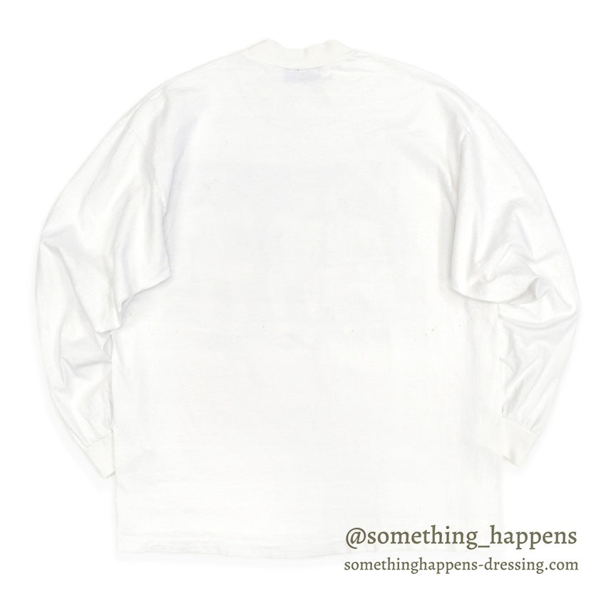 1990's HALF TUNE PHOTOGRAPH PRINT L/S T-SHIRT...