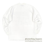 1990's HALF TUNE PHOTOGRAPH PRINT L/S T-SHIRT...