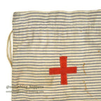 1910's~ WW1 ERA AMERICAN RED CROSS STRIPE DITTY BAG...