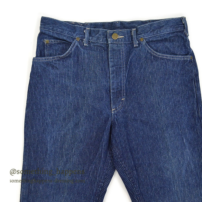 1980's Lee 200 STRIPE DENIM PANTS...W34/L30