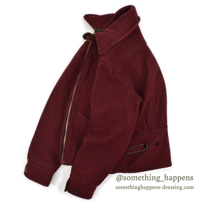 1930's~ MERRIMEL WOOL SPORTS JACKET 扇TALON ... 42