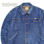1960's WRANGLER 20MJL DENIM JACKET BLANKET HIGE... 46