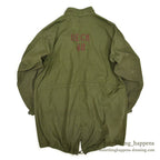 1970's USARMY M-65 PARKA, EXTREME COLD WEATHER STENCIL ON THE BACK... MR