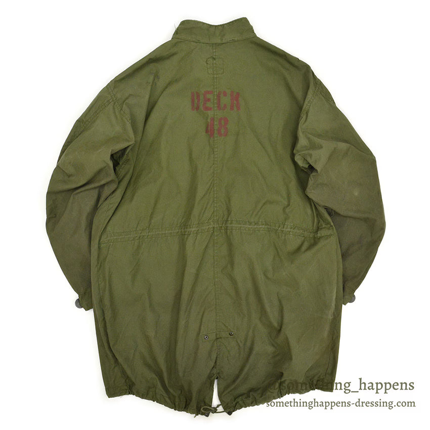 1970's USARMY M-65 PARKA, EXTREME COLD WEATHER STENCIL ON THE BACK... MR
