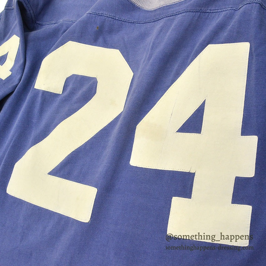 1960's CHAMPION FOOTBALL SHIRT NAVY BLUE... 42
