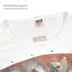 1990's anvil EDGAR DEGAS Frieze of Dancers ART T-SHIRT ... XL