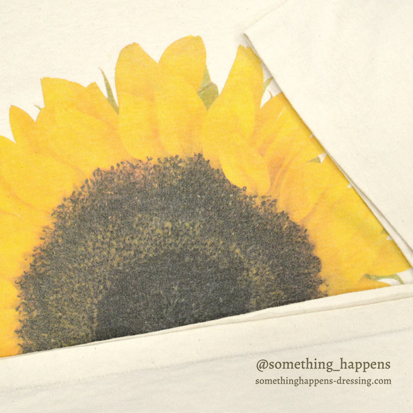 1990's MAZE SUN FLOWER T-SHIRT...L