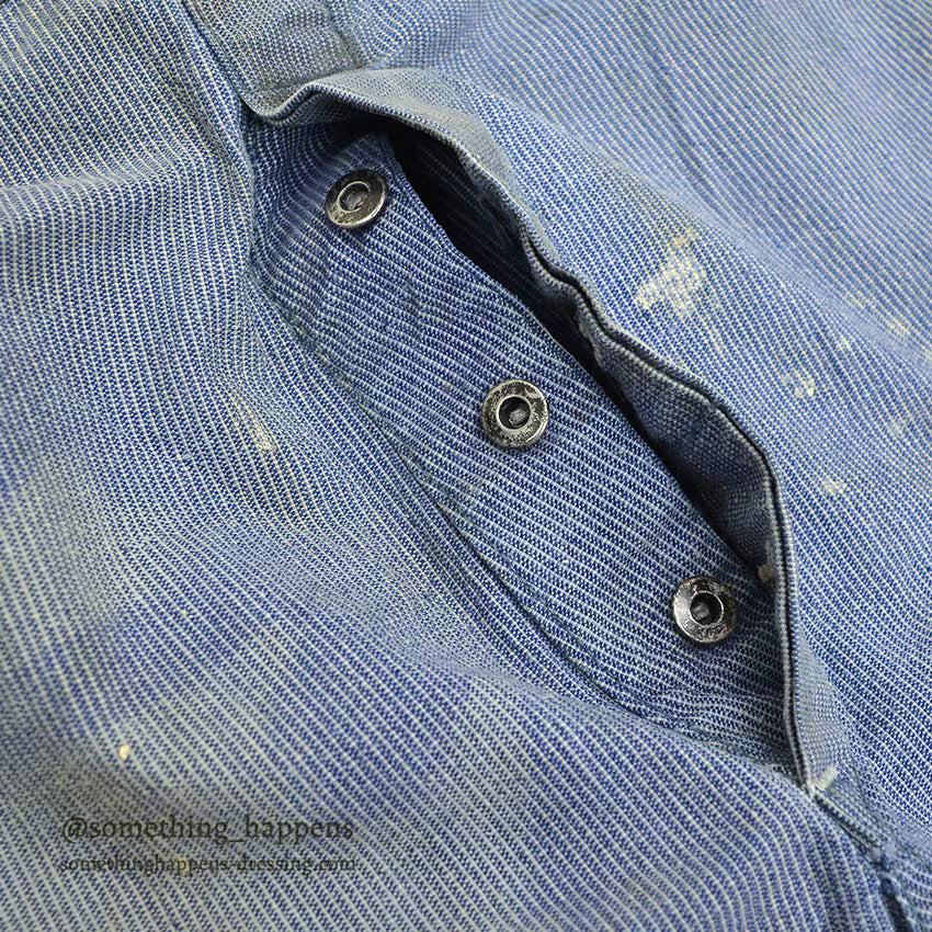 1940's Lee 96-SB PIN STRIPE OVERALL ... W40/L27