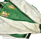 1950s JAPAN SOUVENIR JACKET (Sukajan) - Black Velvet - Japan Map - Maiko (Geisha)...
