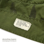 1960's USARMY HAND PAINTED LEAF CAMO JUNGLE FATIGUE JACKET...MS