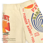 1960's DEADSTOCK IZOD OF LONDON FEED SACK PANTS... W33/L32