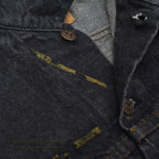 1980's Levi's 70506-0259 BLACK DENIM JACKET... 42R