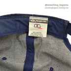 1990's~ WIEGAND MACK BULLDOG EMBROIDERY DENIM CAP...