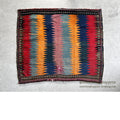 OLD NATURAL DYED HAND WOVEN TRIBAL RUG... 118cm/100cm