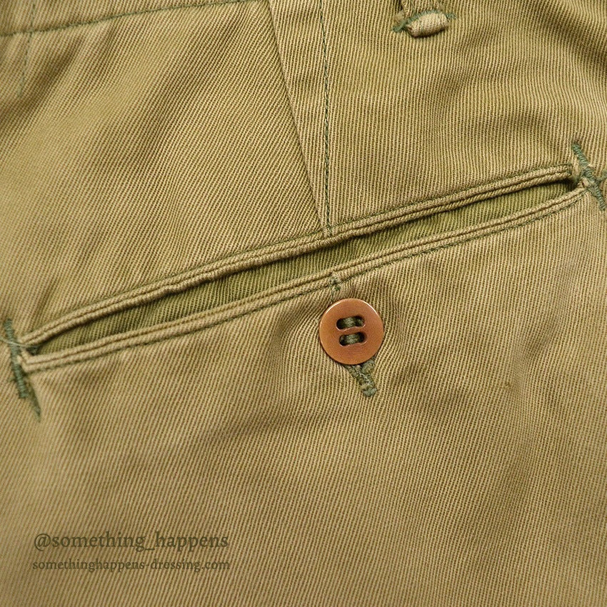 1940's USARMY WW2 M-1942 AIR BORNE JUMP TROUSERS D-DAY MODIFIED... W32/L31