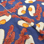 JOE BOXER JUST GO TO SLEEP! EGG & BACON PAJAMA SHIRT ... M