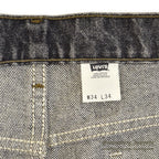 1990's Levi's 517 BLACK DENIM PANTS...W33/L29