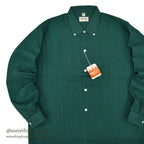 1950's~ DEADSTOCK COLEBROOKE GREEN/BLACK PIN CHECK L/S SHIRT... L
