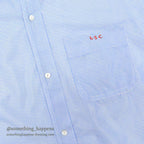 1960's~ Helen SOUTH VIETNAM SOUVENIR S/S SHIRT BLUE STRIPE ...