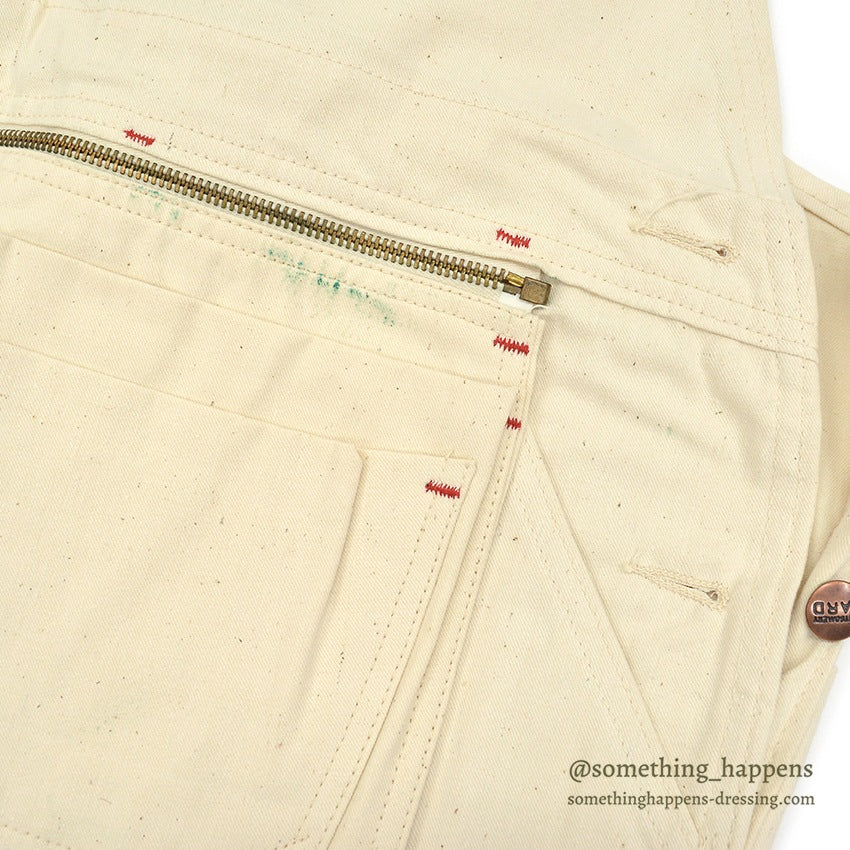 ~1970's DEADSTOCK MONTGOMERY WARD DOUBLE KNEE OVERALL ... W42/L30