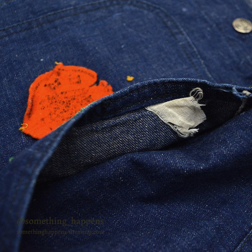 1950's DUBBLEWARE MEMORIAL RAILROAD DENIM COVERALL...