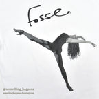 1990's HANES FOSSE T-SHIRT MINT...L