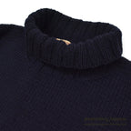 1940's AMERICAN RED CROSS WW2 TURTLE NECK WOOL SWEATER NAVY...