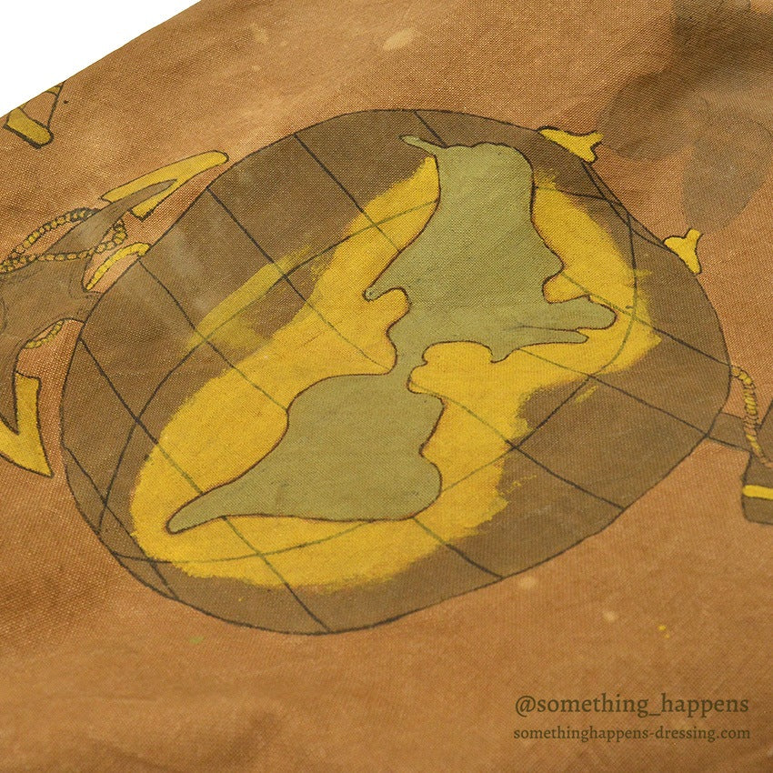 1940's U.S.M.C. WW2 ORIGINAL HAND PAINTED DUFFEL SEABAG ...