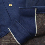 ~1960's DEADSTOCK UNKNOWN DENIM COVERALL BLANKET TWO TONE ... 42