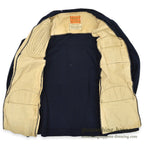 1960's SKOOKUM SHOOTING ZIP UP WOOL CARDIGAN DARK NAVY... 42