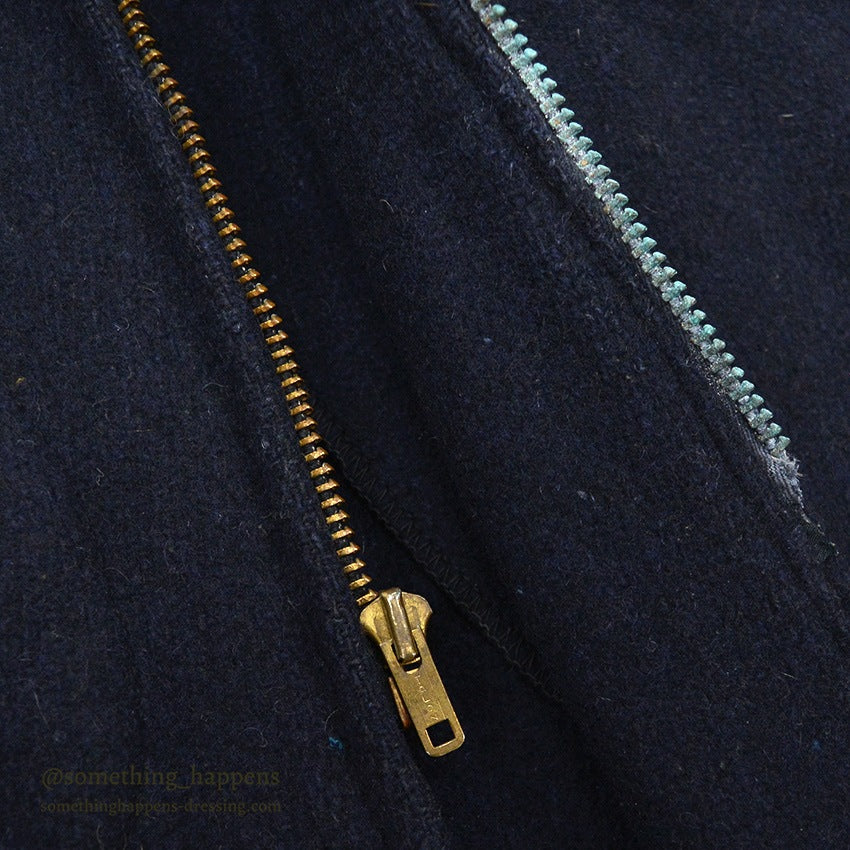 1960's USNAVAL ACADEMY CADET COAT WITH FLOCKY PATCH... M
