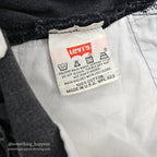 Levi's 501 BLACK DENIM PANTS FADED... W36/L30