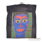~1990's WILDWOOD PRODUCTIONS PAINTING FACE ART T-SHIRT... LARGE